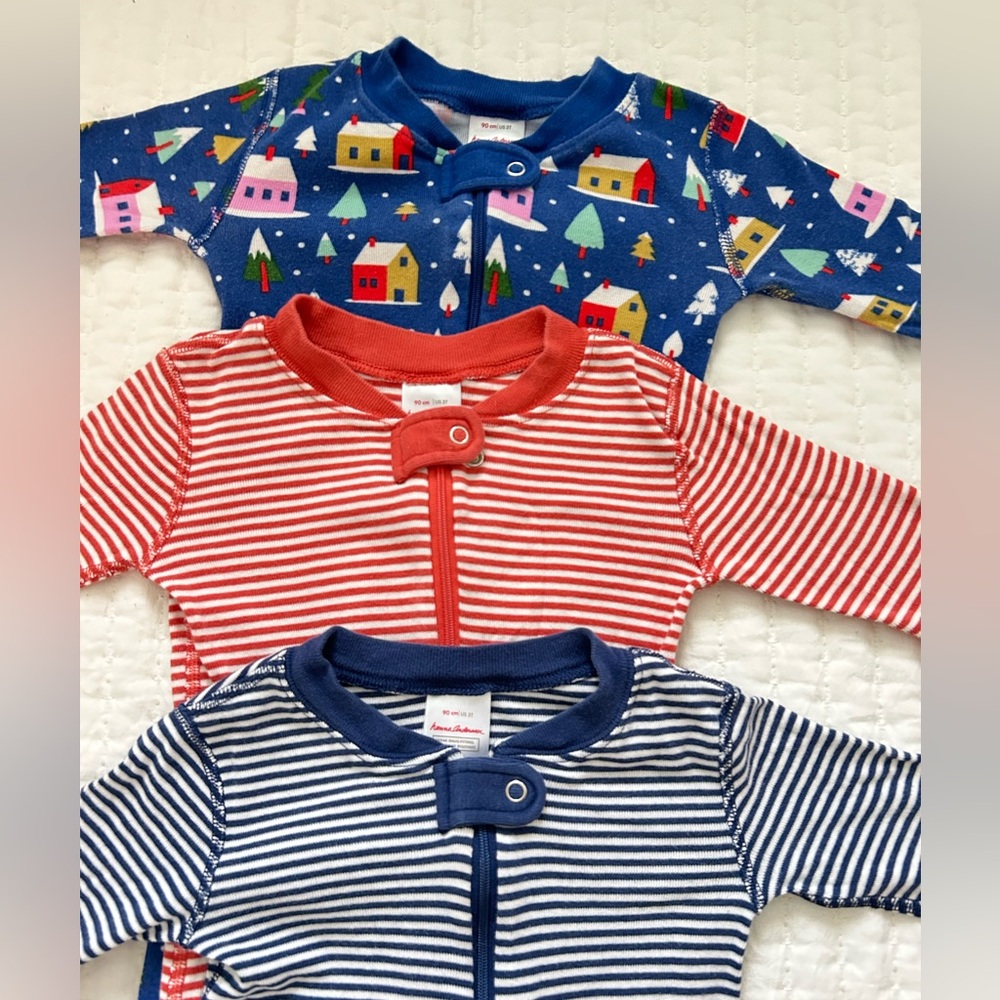 3T Hanna Andersson Onsie Pajamas